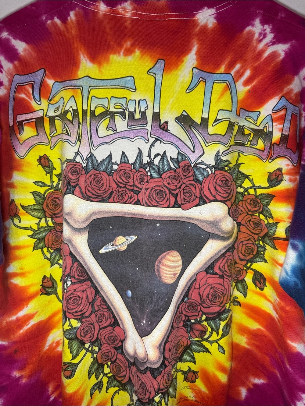 Vintage Grateful Dead T-Shirt / 1992 / Space Your Face / XL / Single Stitch - Picture 9 of 11